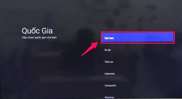 Các bước thiết lập đầu tiên khi sử dụng Android tivi Skyworth 2018