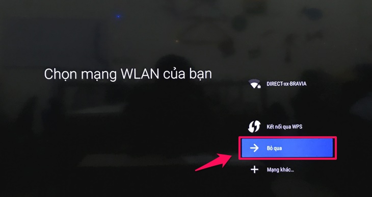 Các bước thiết lập đầu tiên khi sử dụng Android tivi Skyworth 2018