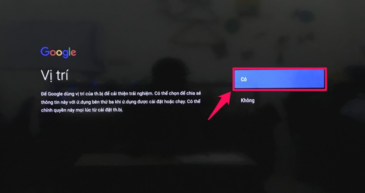 Các bước thiết lập đầu tiên khi sử dụng Android tivi Skyworth 2018