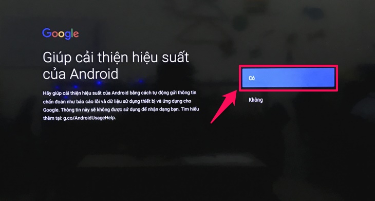 Các bước thiết lập đầu tiên khi sử dụng Android tivi Skyworth 2018