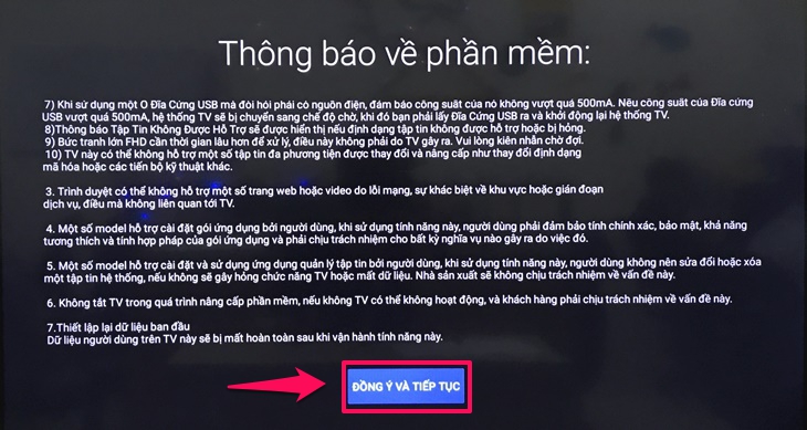 Các bước thiết lập đầu tiên khi sử dụng Android tivi Skyworth 2018