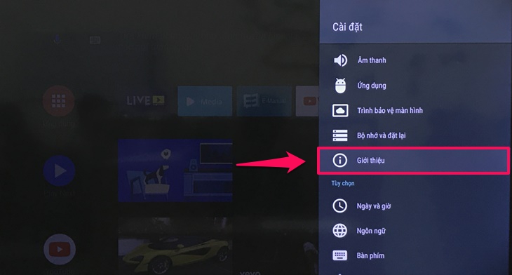 Cách phản chiếu hình ảnh từ điện thoại lên Android tivi Skyworth 2018