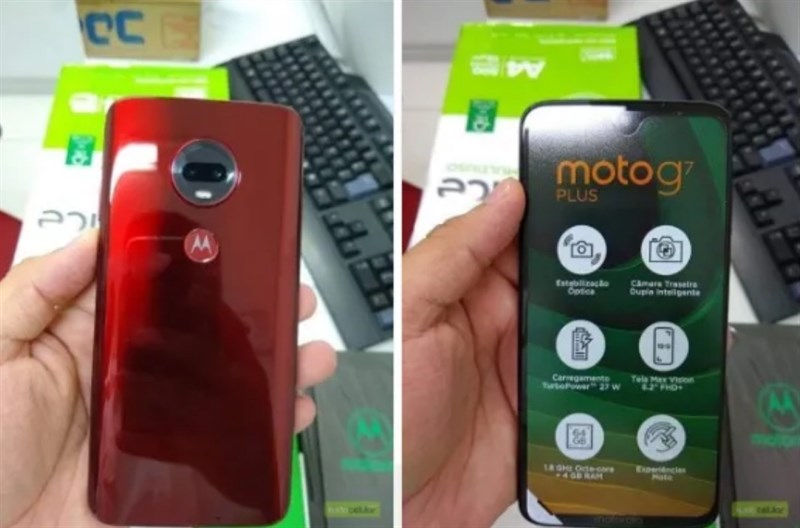 Moto G7 Plus hỗ trợ sạc nhanh 27W và camera sau có chống rung OIS