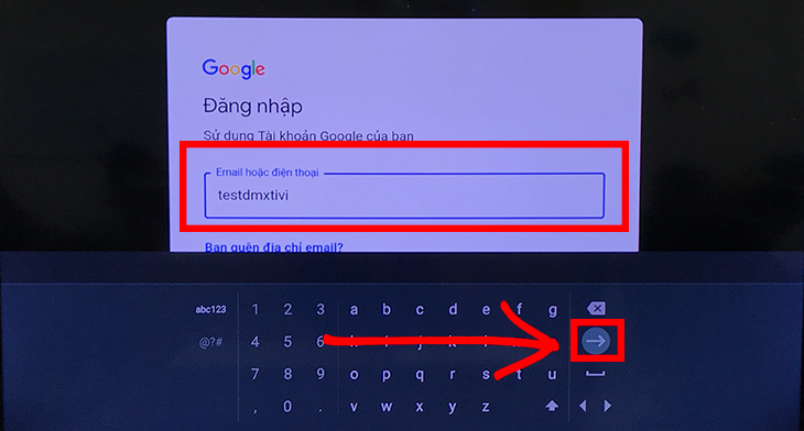 đăng nhập tài khoản