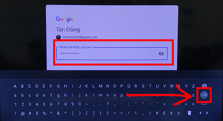 đăng nhập tài khoản