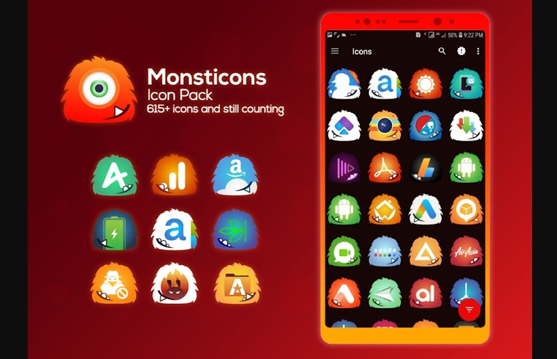 5 gói icon pack tính phí nhưng được miễn phí có hạn cho Android (1/2)