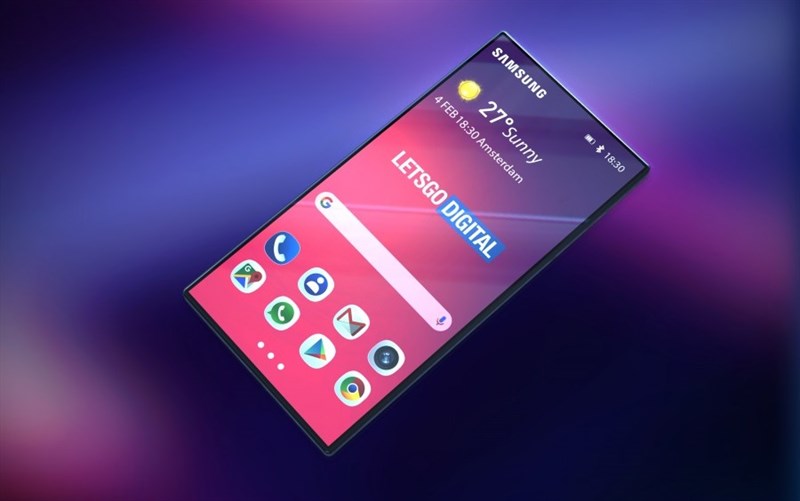 Galaxy F lộ ảnh render với viền cạnh màn hình siêu mỏng