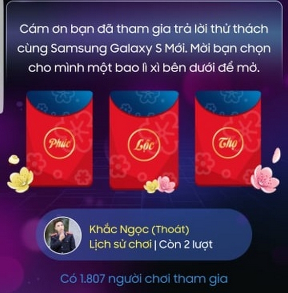 Minigame dòng S 10 năm