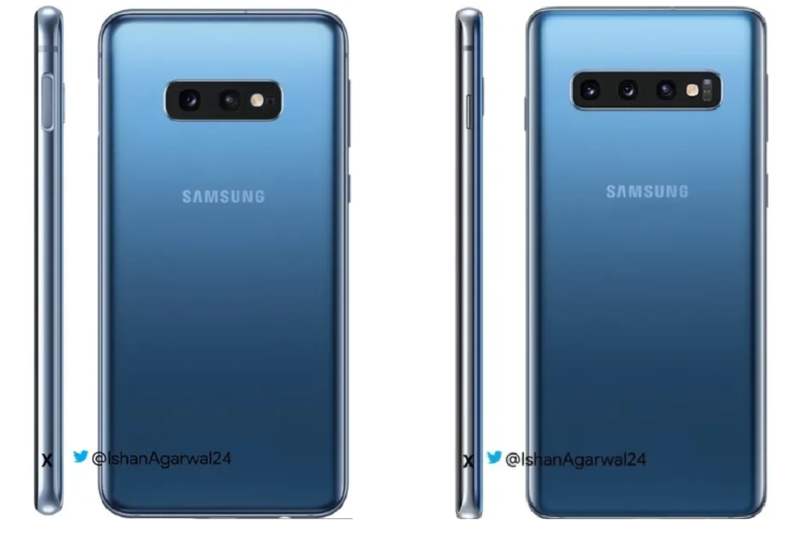 Galaxy S10, Galaxy S10e lộ ảnh render với màu xanh ấn tượng Galaxy S10, Galaxy S10e lộ ảnh render với màu xanh ấn tượng