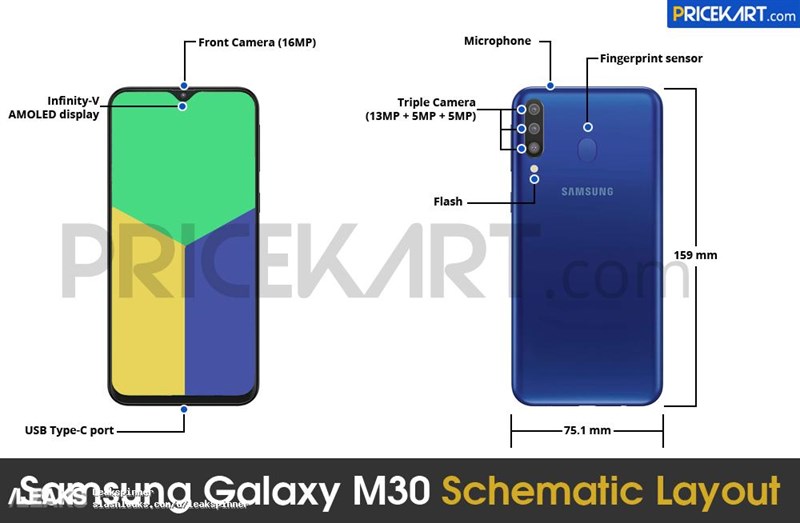 Galaxy M30 đạt chứng nhận tại FCC, xác nhận máy có màn hình AMOLED