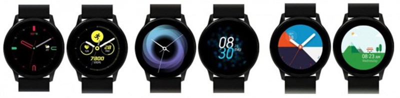 Galaxy Watch Active chạy One UI rò rỉ ảnh báo chí đẹp mắt