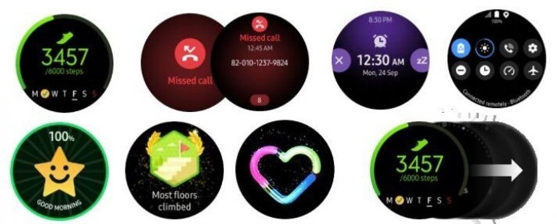 Galaxy Watch Active chạy One UI rò rỉ ảnh báo chí đẹp mắt