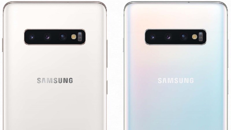 Galaxy S10+ vỏ gốm xuất hiện với màu trắng tinh khôi