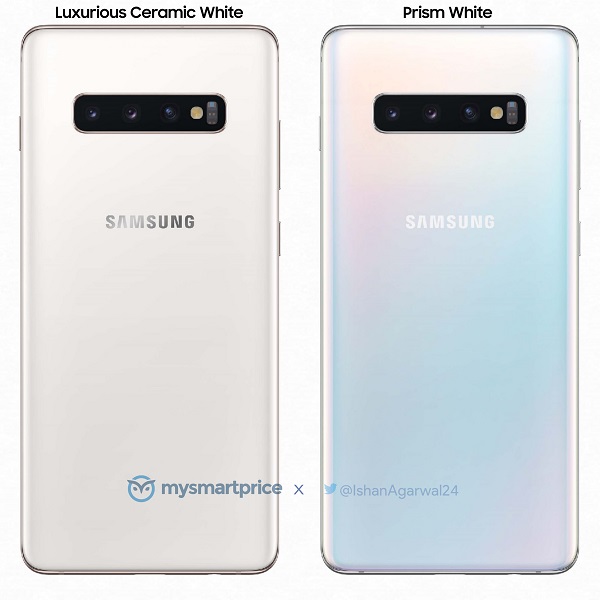 Galaxy S10+ vỏ gốm xuất hiện với màu trắng tinh khôi