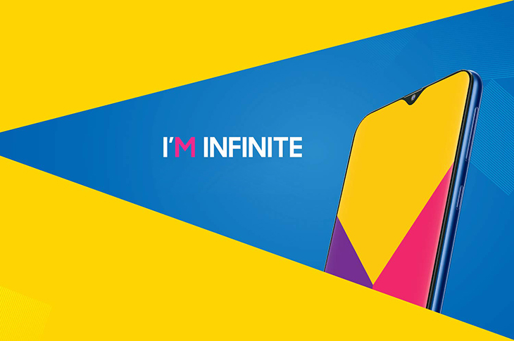Màn hình Infinity-V trên điện thoại Samsung Galaxy M20