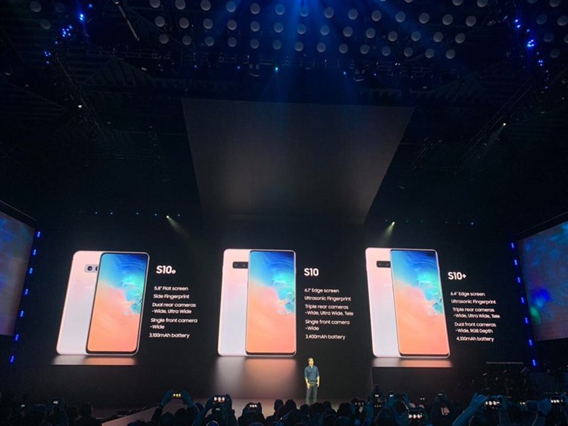 Bộ 3 siêu phẩm Galaxy S10, S10+, S10e chính thức trình làng