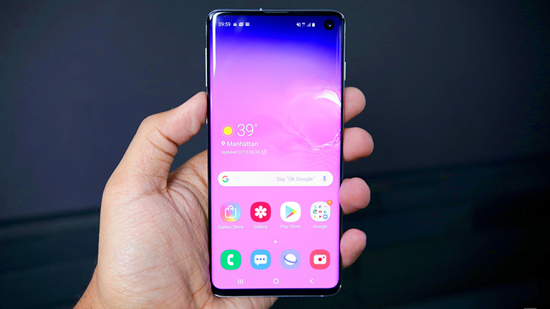 trên tay, đánh giá Galaxy S10 và Galaxy S10+