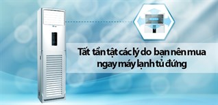 Tất tần tật các lý do bạn nên mua ngay máy lạnh tủ đứng cho gia đình