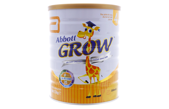 Sữa bột Abbott Grow 4 lon 1,7kg (trên 2 tuổi)