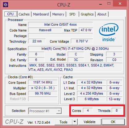 Cách kiểm tra card màn hình bằng phần mềm CPU-Z 