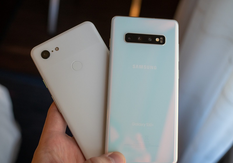 Galaxy S10+ và Google Pixel 3 XL