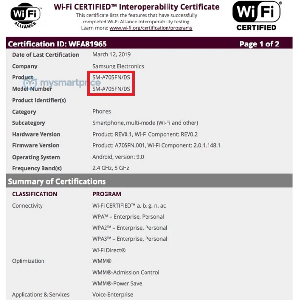 Galaxy A70 Galaxy A70