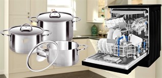 Máy rửa chén có rửa được nồi, chảo và rửa sạch hay không?