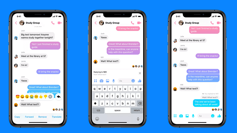 Mẹo trả lời tin nhắn riêng trong nhóm trên Facebook Messenger