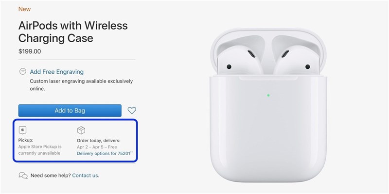 Apple sẽ bán AirPods 2 với hộp sạc không dây vào tháng 4/2019