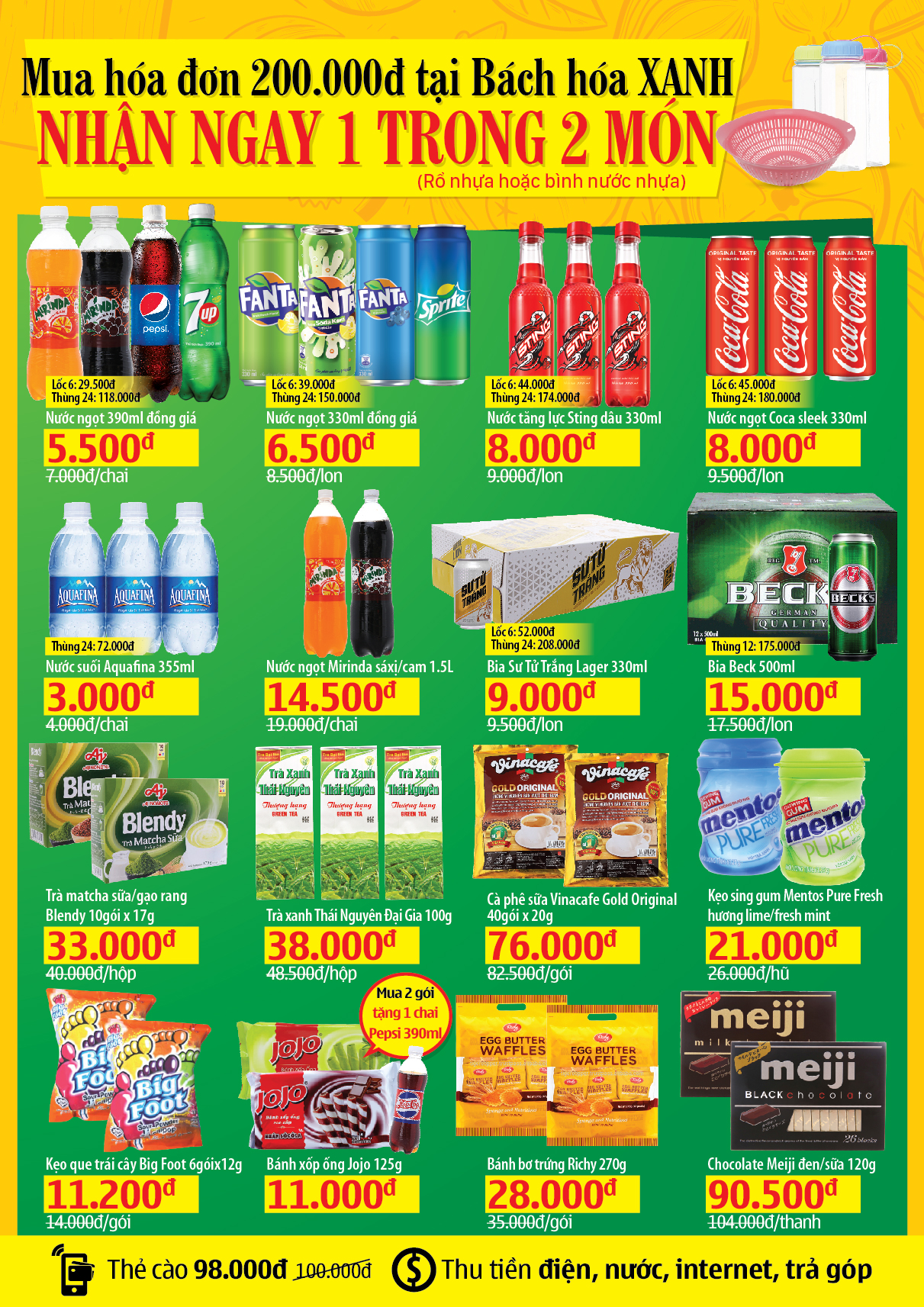 Siêu thị Bách hoá XANH 159 Ấp Chiến Lược khai trương 30/03/2019