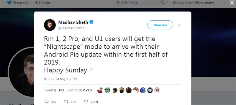 Realme 2 Pro và U1 sắp được cập nhật Android Pie và Nightscape Realme 2 Pro và U1 sắp được cập nhật Android Pie và Nightscape