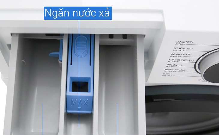 Ngăn nước xả và bột giặt Ngăn nước xả và bột giặt