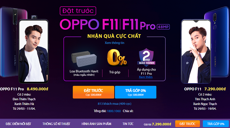 Đặt trước OPPO F11