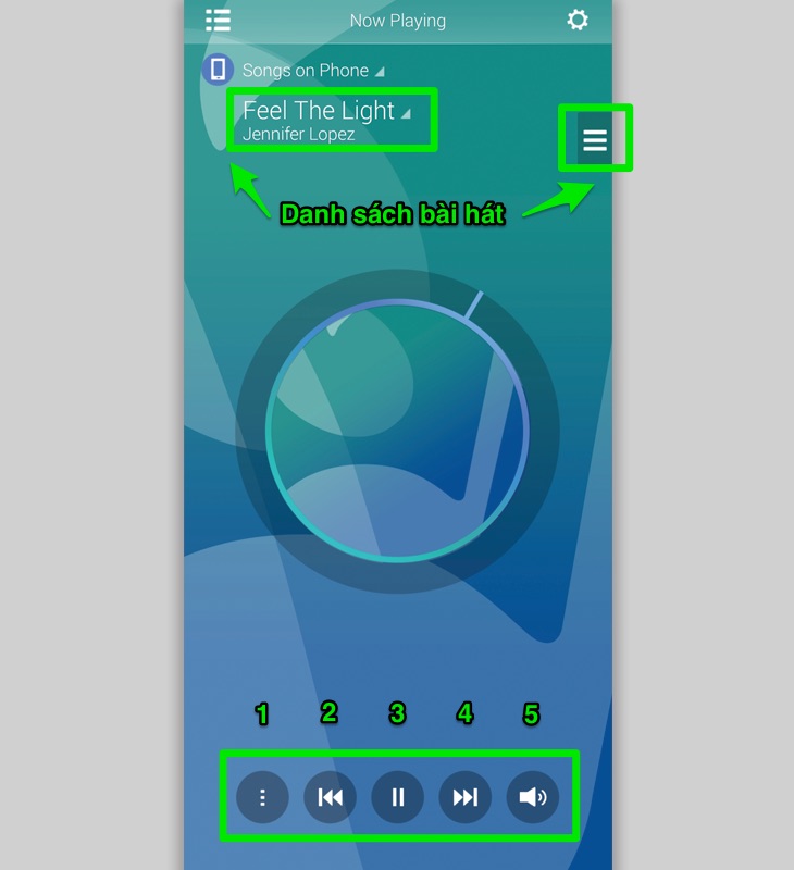 Hướng dẫn điều khiển dàn âm thanh Samsung bằng ứng dụng Samsung Audio Remote > Giao diện khởi đầu của ứng dụng