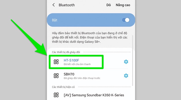 Kết nối điện thoại với dàn loa qua Bluetooth