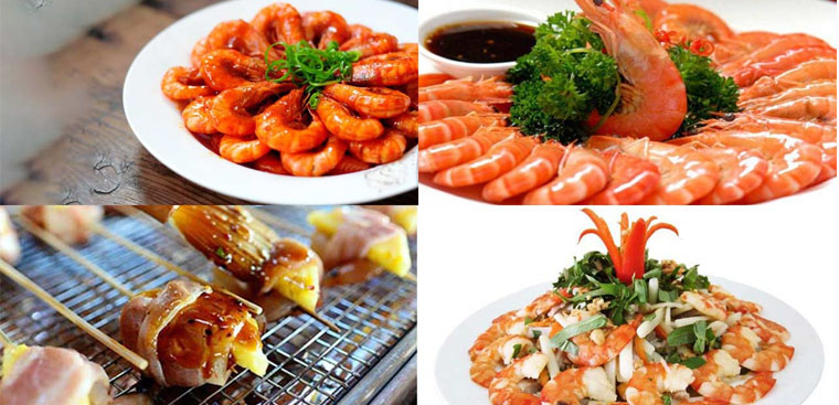 7 cách chế biến tôm