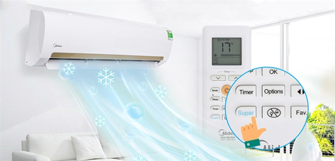 Hướng dẫn sử dụng remote máy lạnh Midea dòng MSMA3_CRN1