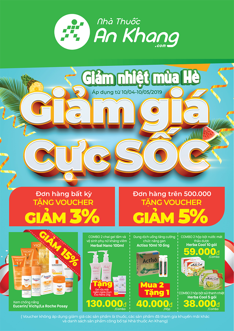 Giảm nhiệt mùa hè, giảm giá cực sốc lên đến 15% Giảm nhiệt mùa hè, giảm giá cực sốc lên đến 15%