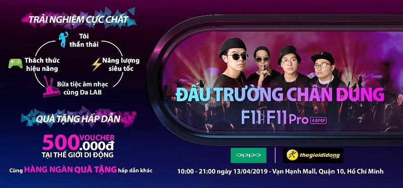 Đấu trường chân dung OPPO F11, F11 PRO Đấu trường chân dung OPPO F11, F11 PRO