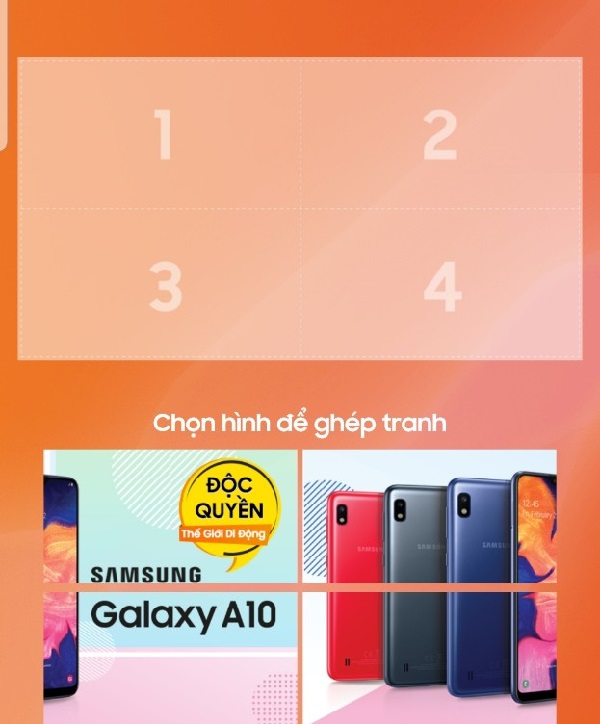 Chơi game Galaxy A10