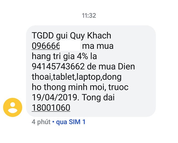 mã giảm giá