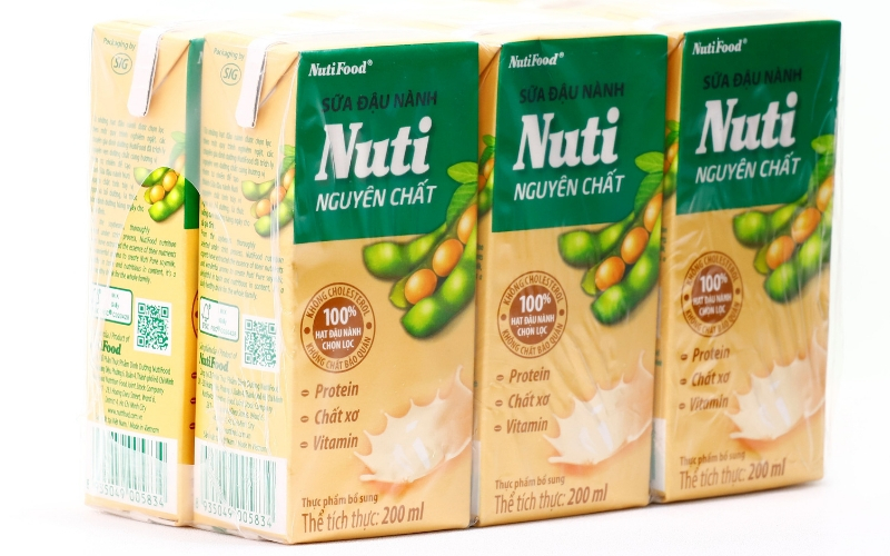 Sữa đậu nành Nuti nguyên chất