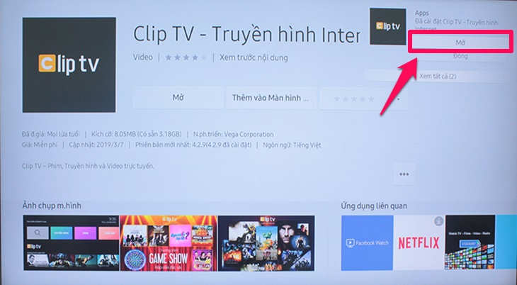 Cách tải ứng dụng ClipTV