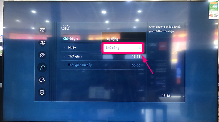 Cách cài đặt thời gian, múi giờ trên Smart tivi Samsung