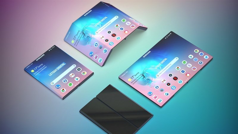 Samsung đang phát triển smartphone với màn hình gập 3 Samsung đang phát triển smartphone với màn hình gập 3