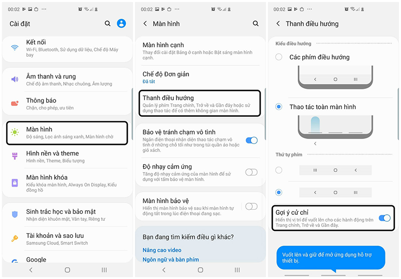 Cách thay đổi cử chỉ điều hướng của Galaxy S10 giống iPhone - ảnh 6 Cách thay đổi cử chỉ điều hướng của Galaxy S10 giống iPhone - ảnh 6