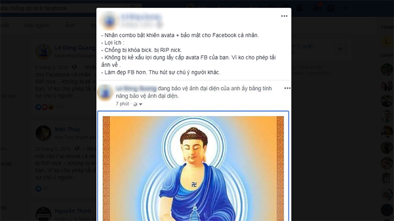 Khiên bảo vệ facebook