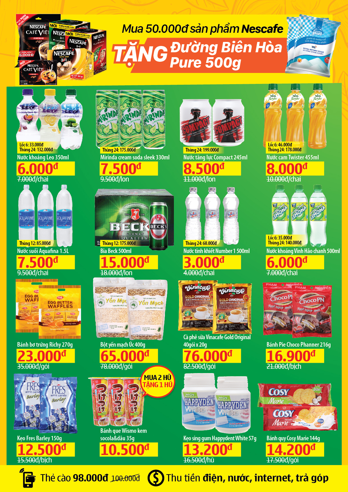 Siêu thị Bách hoá XANH 63 QL61, Ấp Tân Phú A khai trương 5/05/2019 Siêu thị Bách hoá XANH 63 QL61, Ấp Tân Phú A khai trương 5/05/2019