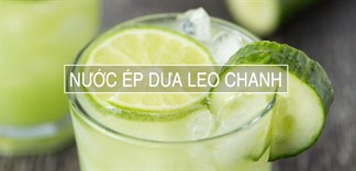 Giảm cân và thanh lọc cơ thể hiệu quả với nước ép dưa leo chanh