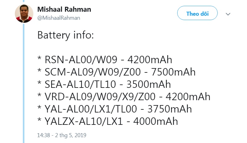 Huawei đang phát triển hai máy tính bảng dùng camera Sony 48 MP Huawei đang phát triển hai máy tính bảng dùng camera Sony 48 MP